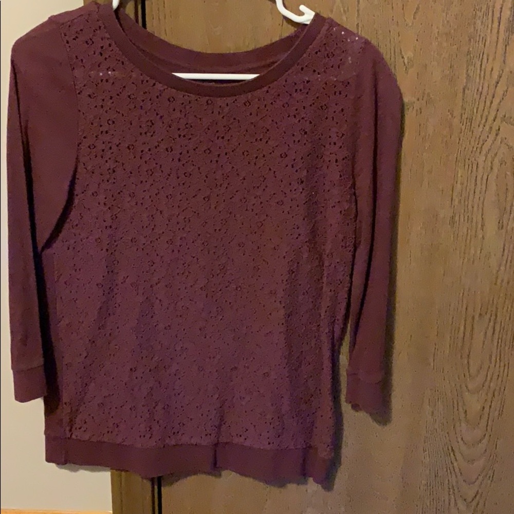 Maroon cotton top